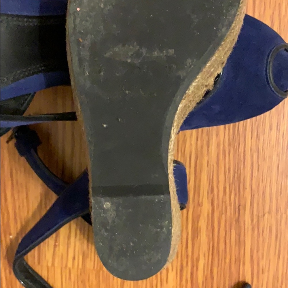 Theory platform peep toe sandals - Picture 3 of 4